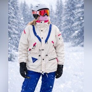 Black Bear Ski 80’s / 90’s Winter Retro Vintage Performance Jacket M L